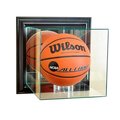 Perfect Cases Perfect Cases WMBK-B Wall Mounted Basketball Display Case; Black WMBK-B